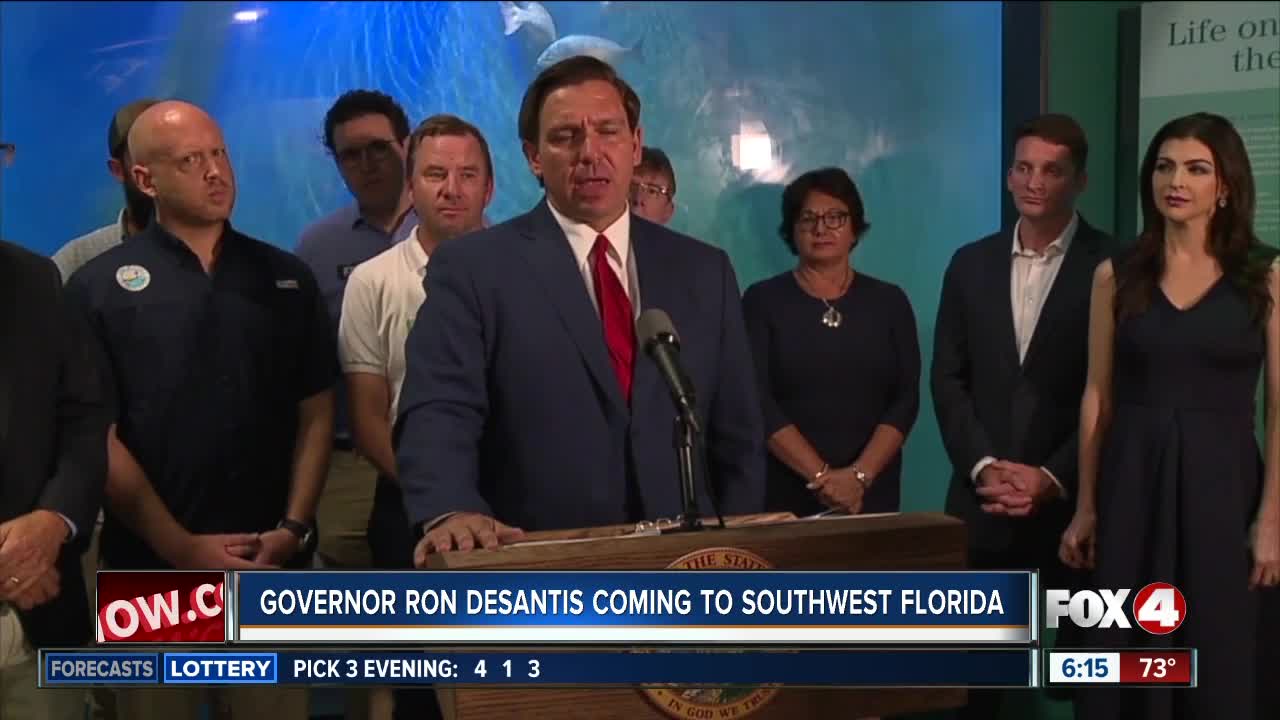Gov. DeSantis and environmental leaders to make announcement Tuesday in Southwest Florida