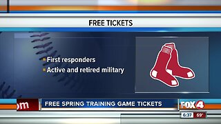 Boston Red Sox offers free tickets to first responders, active and retired military members