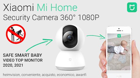 Xiaomi Mi Home Security Camera 360° 1080P, HD Home Security IP Camera Wireless