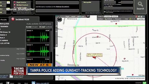 Tampa Police to use ShotSpotter technology in high-crime area