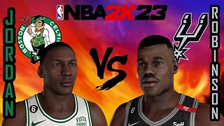 Jordan vs Robinson - Celtics vs Spurs - MyLeague: All-Time Legends - Game 6 - #NBA2K23