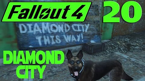 Let's Play Fallout 4 no mods ep 20 - Diamond City Or Bust