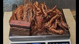 Melting about half my scrap copper