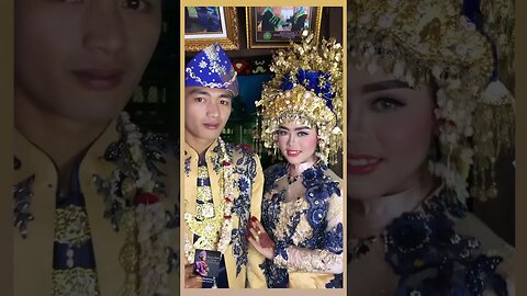 Cantik ! Pengantin Pakaian Adat Palembang Modifikasi - Sumatera Selatan #shortvideo #shorts #short