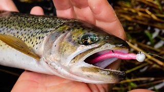 How To Fish MICRO Worms For TROUT In Creeks, Rivers, & Streams.