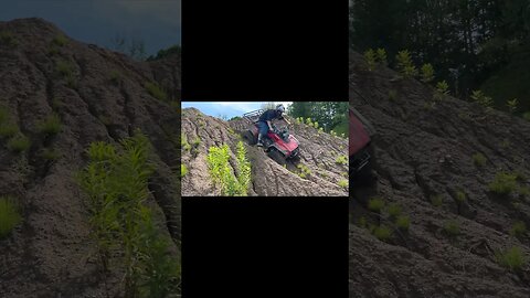 Sketchy downhill almost got me & The Quad!😳 #atv