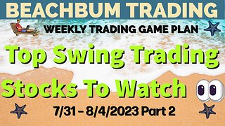 Top Swing Trading Stocks to Watch 👀 | 7/31 – 8/4/23 | UROY SOXS MP MJ JYNT FNGD DIS BZQ AXTI & More