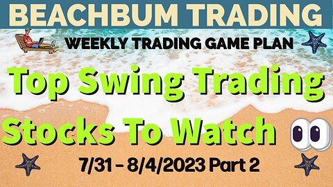 Top Swing Trading Stocks to Watch 👀 | 7/31 – 8/4/23 | UROY SOXS MP MJ JYNT FNGD DIS BZQ AXTI & More