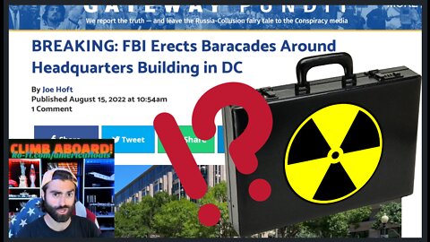FBI Puts Up Defensive Walls, Lies About 'Dirty Bombs' While Muddying Up TRUMP Case