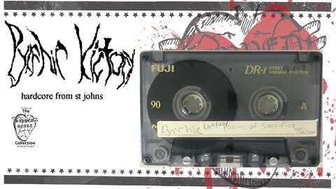 Pyrrhic Victory 🖭 Psalm of Sacrifice. Demo Tape. St. Johns, Michigan cassette. Pre-Bestiary