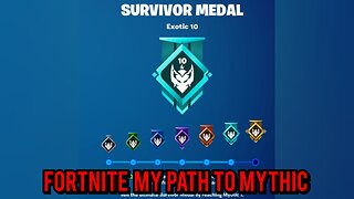 Fortnite My Path To Mythic