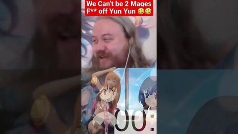 🤣 Yun Yun gets REJECTED from the PARTY We can't be 2 Mages #gaming #anime #shorts #reaction #games