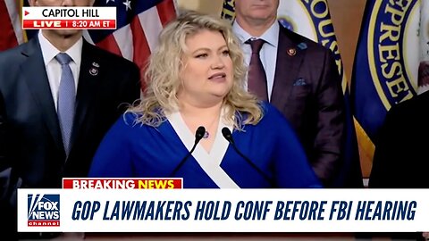 Rep. Cammack Joins GOP Colleagues During Press Conference On FBI & DOJ Weaponization