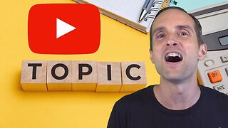 How to Pick a YouTube Channel Topic Learned from 12 Years as a YouTuber