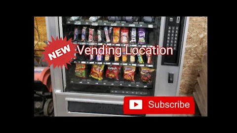 NEWEST VENDING MACHINE, Getting Location Ready! Vending Machine Business!