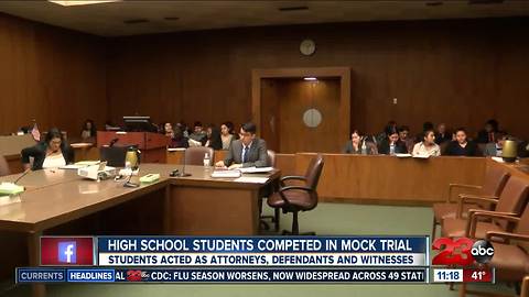 High School Students Compete in Mock Trial