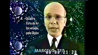 Como a mídia engana; o quadro piloto "Fora do Ar", produzido para o programa Fantástico e que foi vetado pela direção da Rede Globo, nunca foi ao ar, por revelar como o jornaLIXO manipula