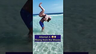 Epic Backflip Fails 😂🌊 vs. Ultimate Success 🔥🏖️ #epicfail #epicfails #swingdance #countrydance