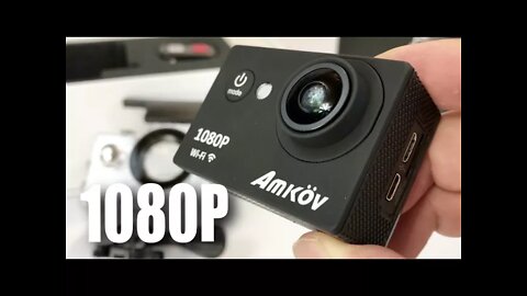 AMKOV 6000S 1080P Full HD Waterproof WIFI Sports Action Camera Camcorder review
