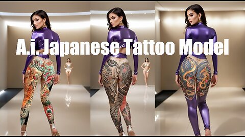 A.i. Americana Lingerie Super Model: My First Tattoo video: Japanese Design Tattoo