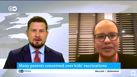 How German "Deutsche Welle" brainwashing their viewers about children "vaccinaton"