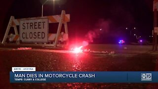 Motorcyclist killed in Tempe crash