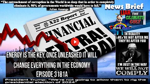 Ep. 3181a - Energy Is The Key, Once Unleashed It Will Change Everything In The Economy