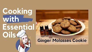 Ginger Molasses Cookie Recipe using Essential Oils