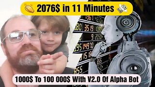 Alpha Bot Just Made Me 2076$ - Free binary options robot