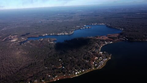 Flight Over The Dual Lakes