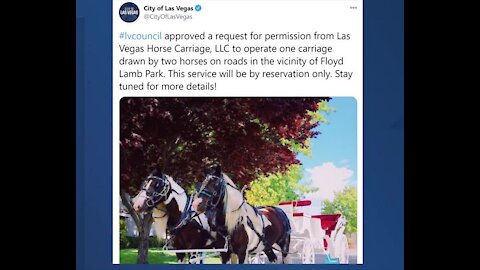 Las Vegas Horse Carriage LLC gets permission to work in Floyd Lamb Park