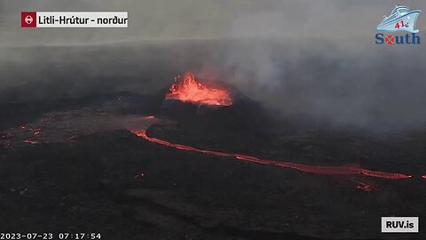 Live Coverage Of Iceland Volcano Event.