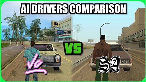 Npc Drivers | Vice City Vs San Andreas [Cj Vs Tommy] Inclusive Comparison