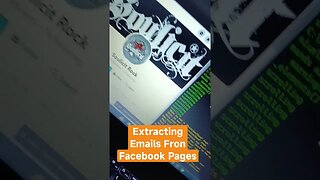 Extracting Emails from Facebook Pages #facebookemailextractor