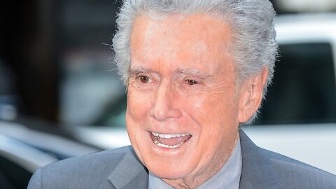 Regis Philbin exits, stage right, at 88