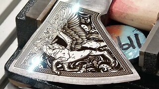 Realtime Valkyrie Home Depot Fire Hatchet Laser Engraving