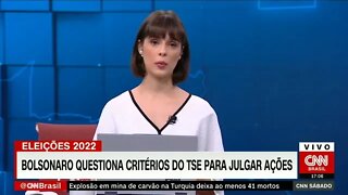 Bolsonaro questiona critérios do TSE para julgar ações | @SHORTS CNN