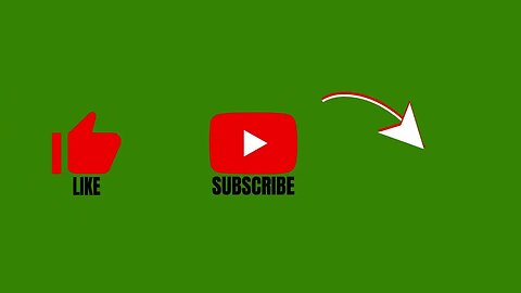 YouTube Lower Third Like Subscribe Animation Green Screen Overlay Motion Graphics 4K Copyright Free