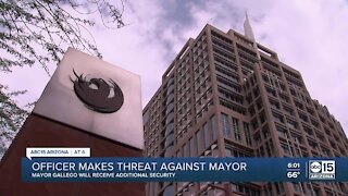 Officer makes threat against Phoenix mayor