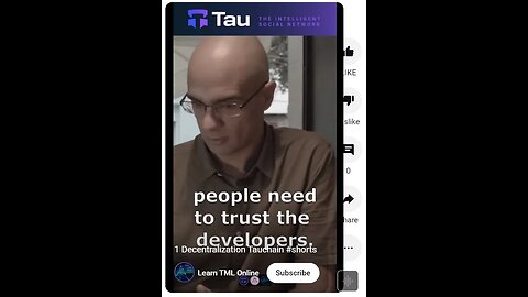 D1 Comparing the Development of Tauchain to Traditional Open-Source Software Models #shorts