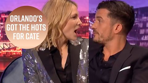 Orlando Bloom had a crush on Cate Blanchett