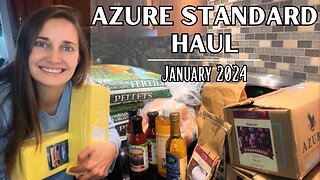 Azure Standard Haul (Organic Grocery Order) January 2024