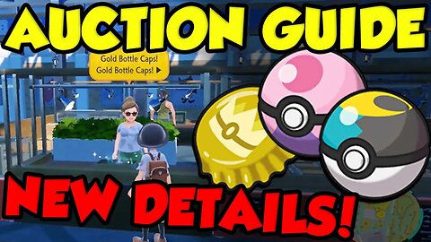 NEW DETAILS ABOUT AUCTIONS! Pokemon Scarlet Violet Auction Guide / How To Get Dream Ball / Apriballs