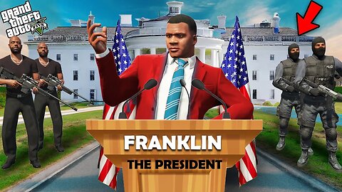 GTA 5 : Franklin's First Day As A President Of Los Santos And Get Attacked In GTA 5