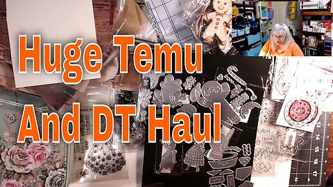 Huge Temu and DT Haul Full Of Cute Crafting Products