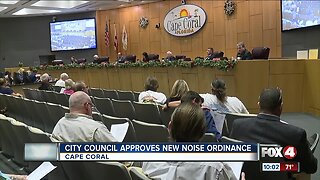 Cape Coral City Council approves new noise ordinance