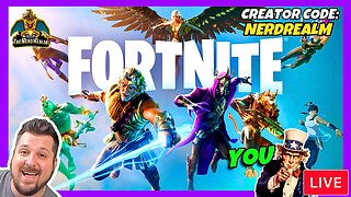 Fortnite Myths & Mortals w/ YOU! Creator Code: NERDREALM Let's Squad Up & Get Some Wins! 3/27/24