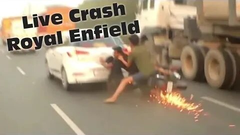 3 Royal Enfield LIVE CRASH Accident Caught on Camera #royalenfield #bikecrashing #youtube