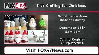 Around Town Kids 12/14/18: Kid's crafting for Christmas