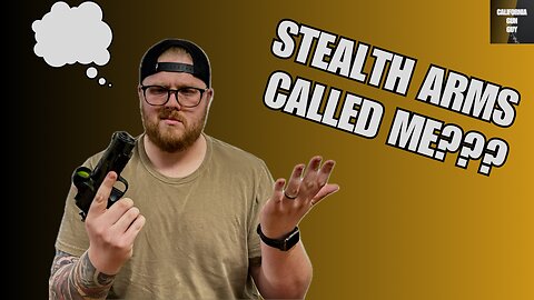 Stealth Arms Called Me???